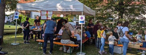 Teilnahme am Stadtfest zum Weltkindertag.